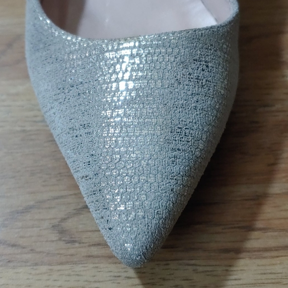 kate spade Madelyne Gold Shimmer Heels 5.5 - Picture 3 of 12